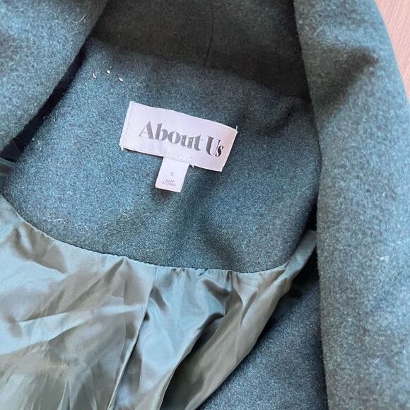About Us Kelly Coat in Forest Green Size S - Picture 4 of 6
